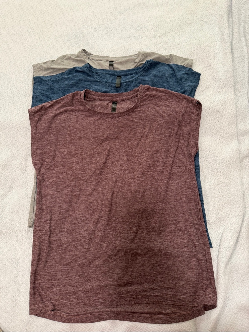 Kyodan Short Sleeve Crewneck Tee - Burgundy, Blue, Gray
